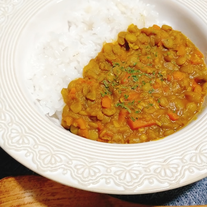 豆を浸水する手間なし 意外と簡単 レンズ豆のカレー レシピ 作り方 By 青空ともとも 楽天レシピ 豆を浸水する手間なし 意外と簡単 レンズ豆のカレー レシピ 作り方 By 青空ともとも 楽天レシピ